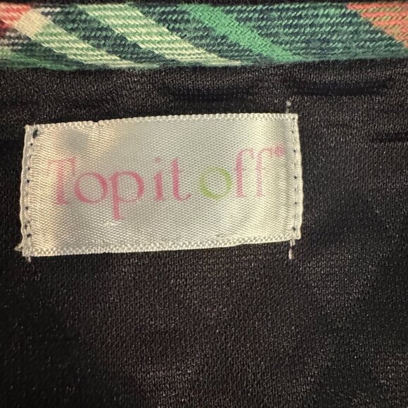 TOP IT OFF 1/4 Snap Quilted Navy Dress - Picture 5 of 6